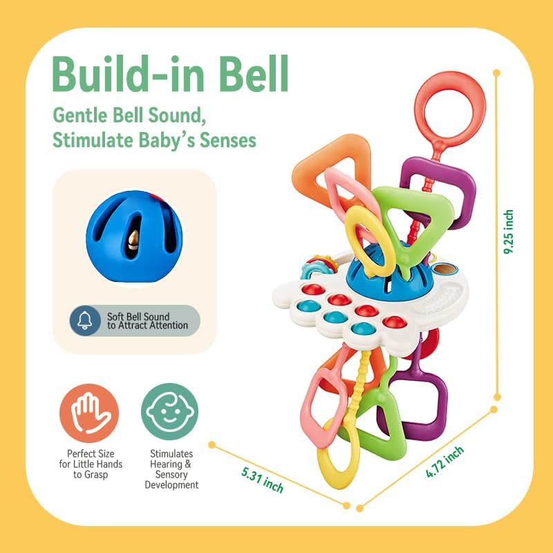 Montessori Silicone Pulling Toy for Babies