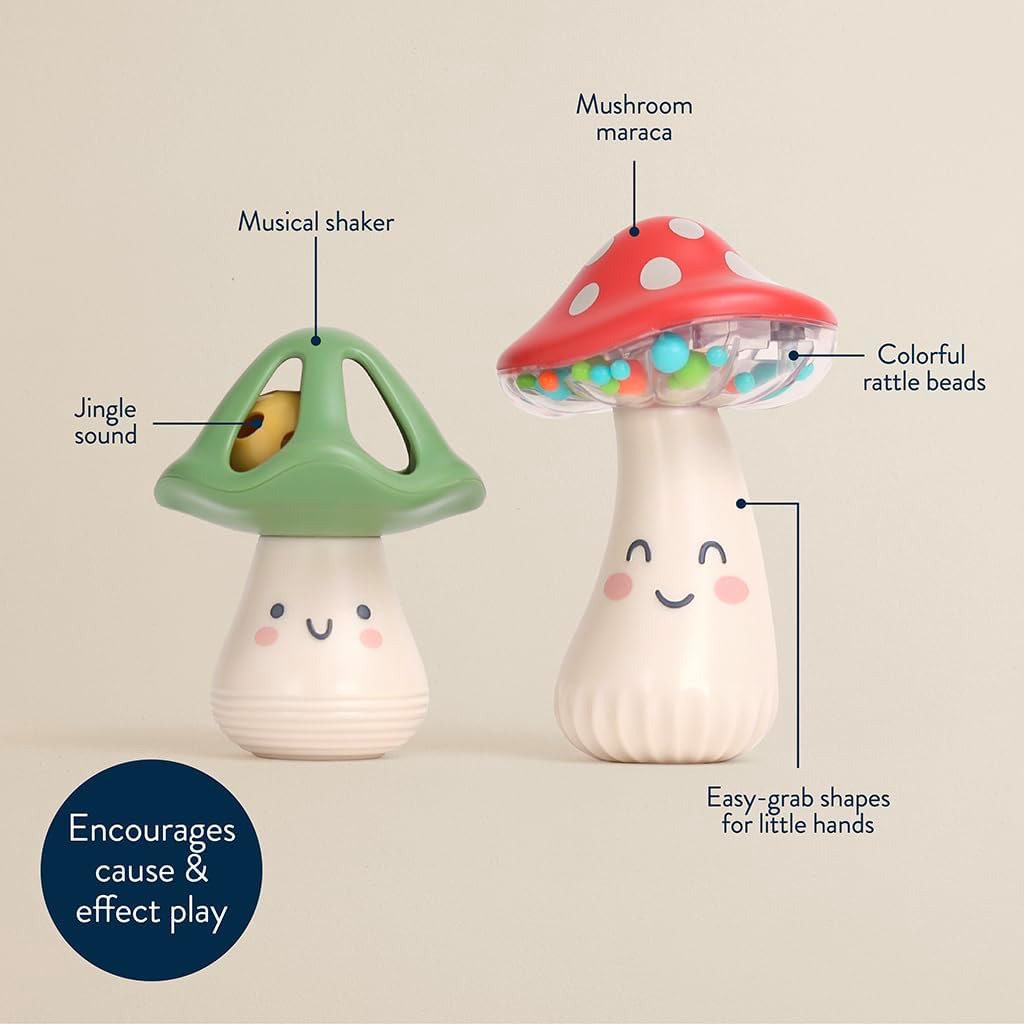 Itzy Ritzy Mini Maracas Musical Set (Mushroom)