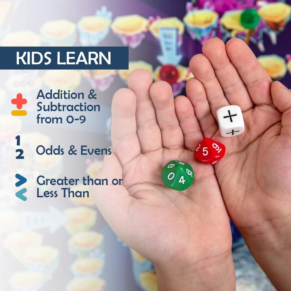 Sums in Space - Addition and Subtraction Math Games for Kids 5-7