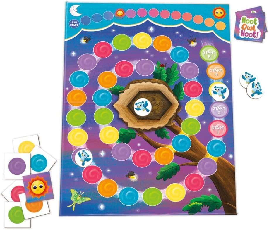 Peaceable Kingdom Hoot Owl Hoot - Cooperative Matching Game For Kids