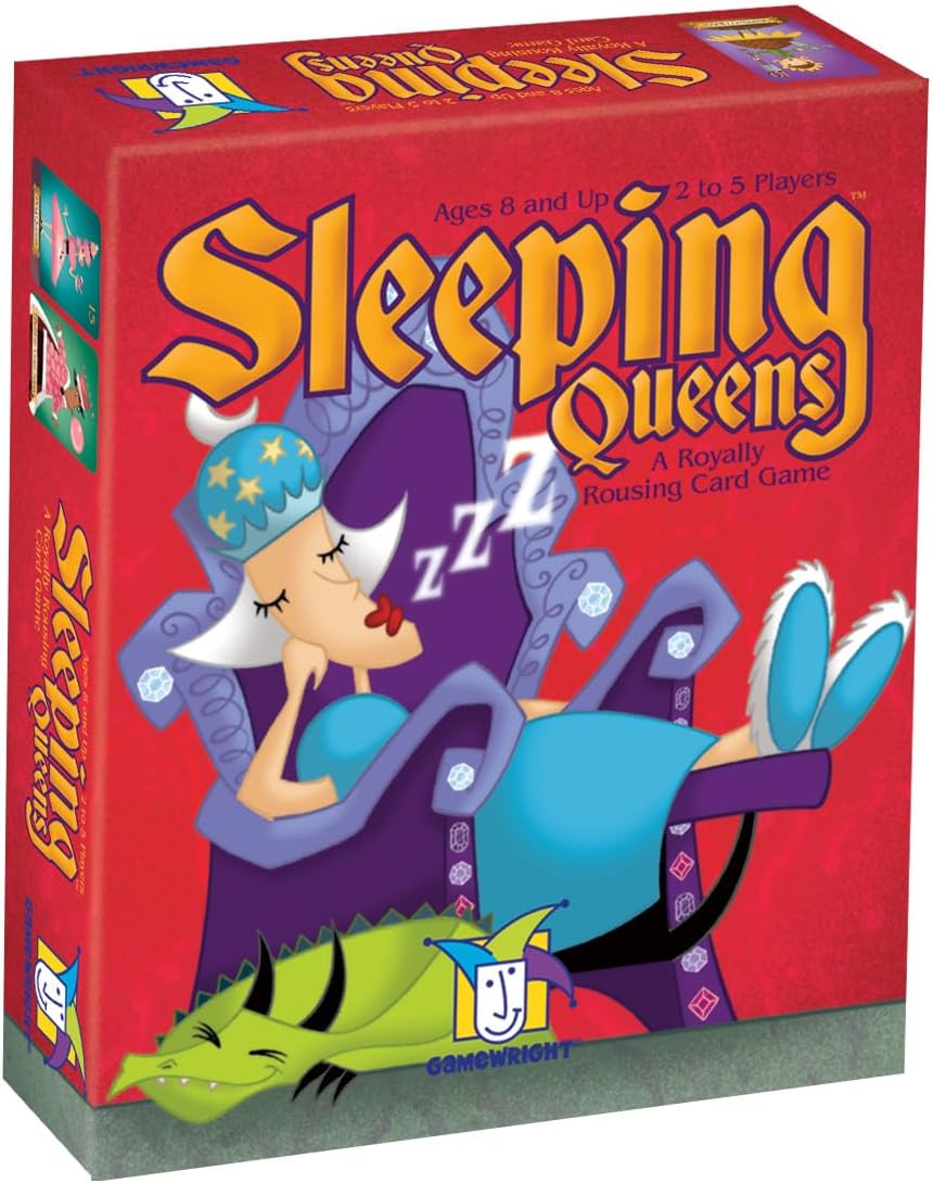 Sleeping Queens Card Game by Gamewright | Kids and Family Card Games for Ages 8 and up | Fast Playing Strategy & Math Board Game | 2–5 Players