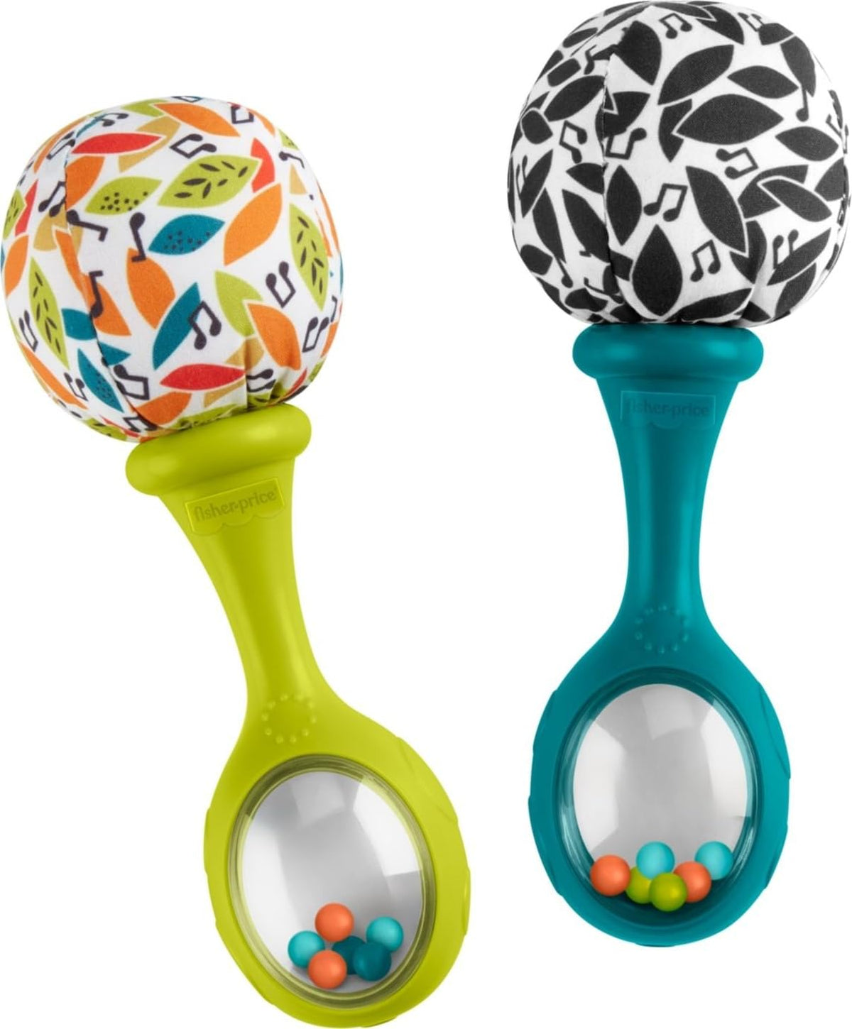 Fisher-Price Rattle ‘n Rock Maracas Set, Newborn Toys, Ages 3+ Months