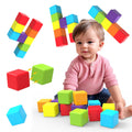 Magnetic Building Blocks, 1.65 inch Large Stacking Cubes for Toddlers