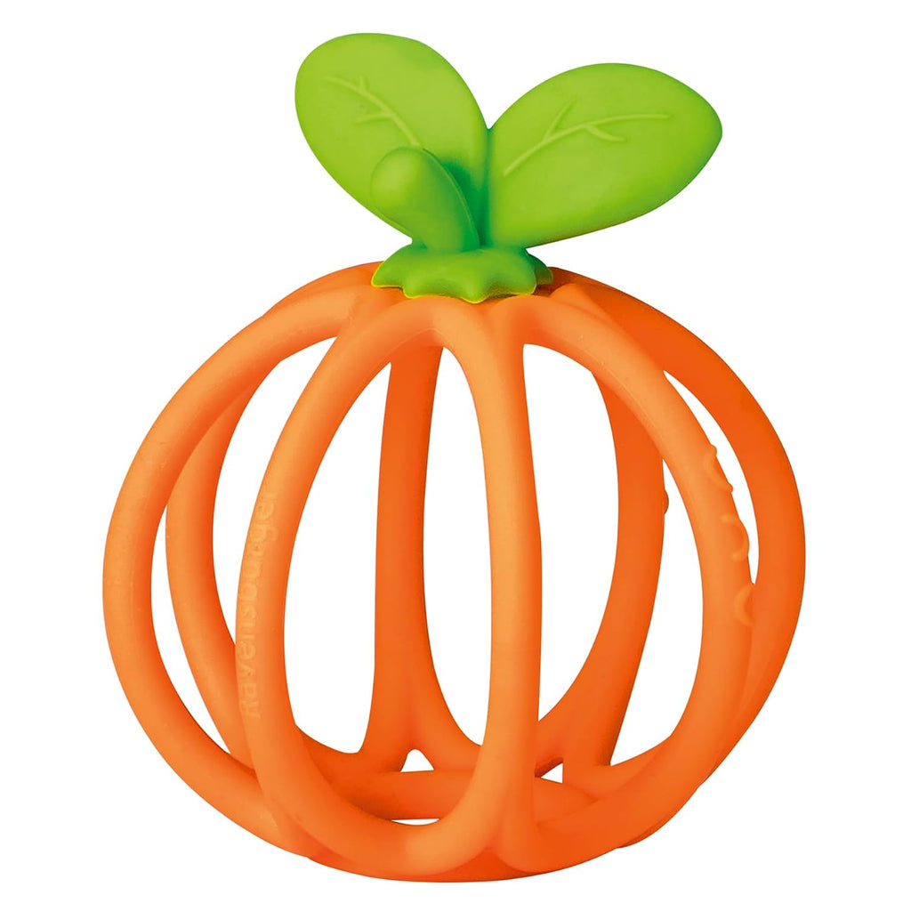 Ravensburger Play+ Sensory Teething Ball - Orange - Gentle Teething Relief - Easy-to-Grasp Design - Engages Fine Motor Skills