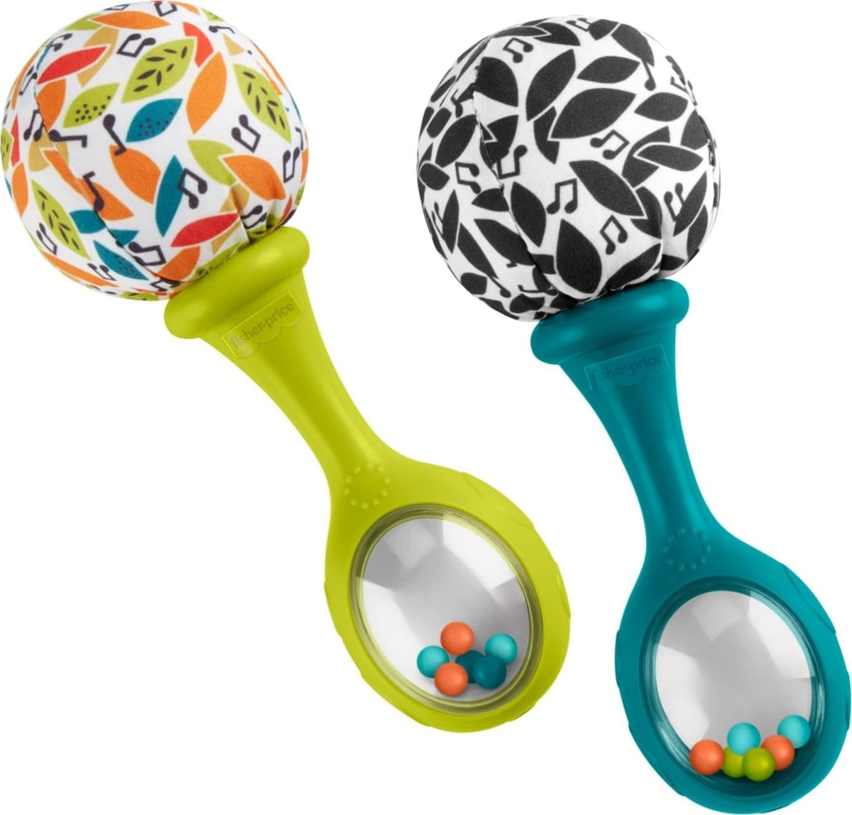 Fisher-Price Rattle ‘n Rock Maracas Set, Newborn Toys, Ages 3+ Months