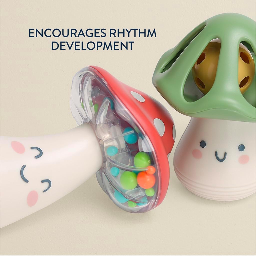 Itzy Ritzy Mini Maracas Musical Set (Mushroom)