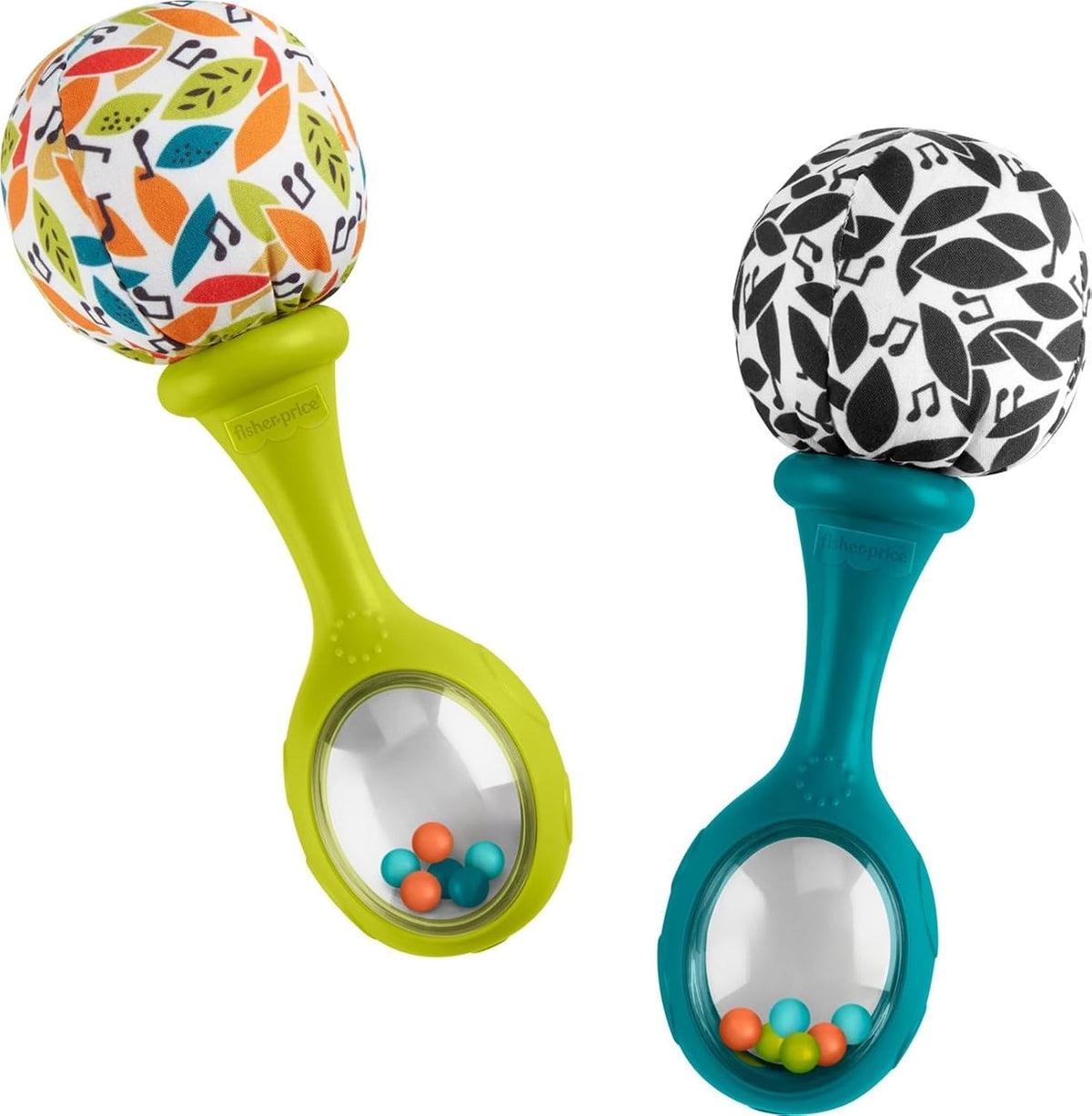 Fisher-Price Rattle ‘n Rock Maracas Set, Newborn Toys, Ages 3+ Months