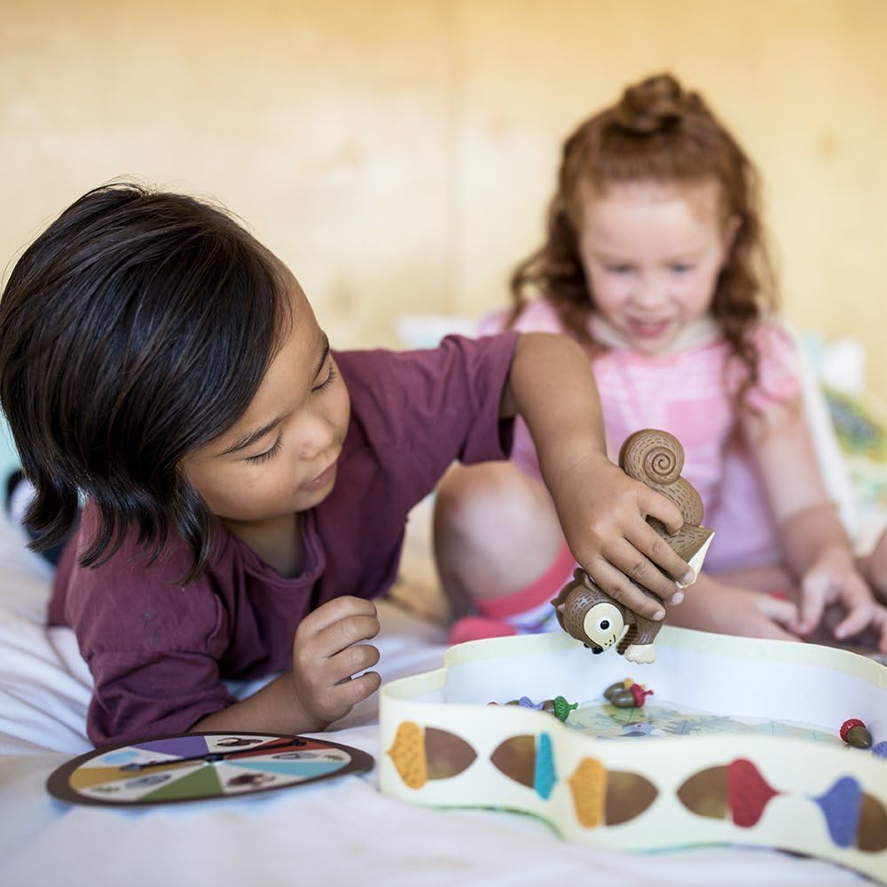Educational Insights The Sneaky, Snacky Squirrel Game - Toddler Board Games for 3 Year Olds, Fine Motor Skills Toys for Toddlers, Color Matching Preschool Games, Tweezer Tool Fine Motor Game