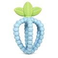 RaZbaby Bites Silicone Baby Teething Toy – Sensory Toy with Textured BerryBumps for Teething Relief, Easy-to-Hold Fruit Shape, BPA-Free, Soothes Front & Back Teeth – Gift for Babies, 3 Months+, Red