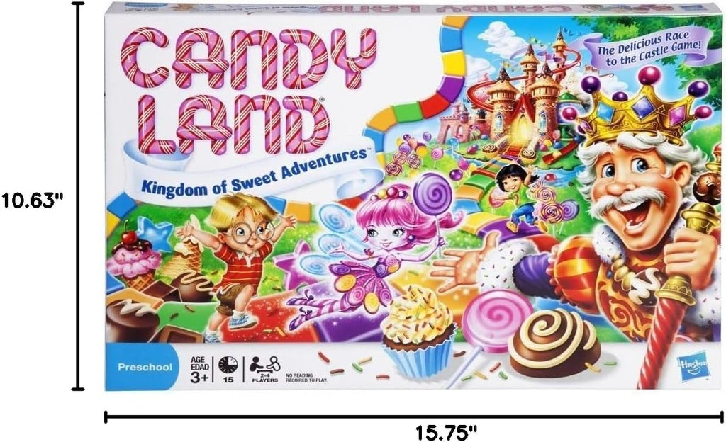 Hasbro Gaming Candy Land Kingdom of Sweet Adventures Board Game for Kids, Gifts for Boys and Girls, Ages 3 & Up (Amazon Exclusive)