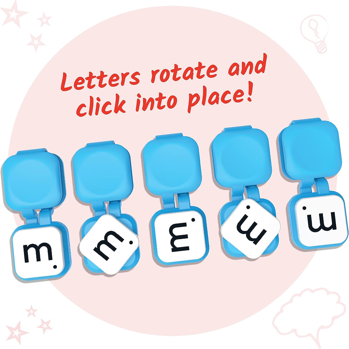 hand2mind Learn My Letters Fine Motor Clips, Ages 3+