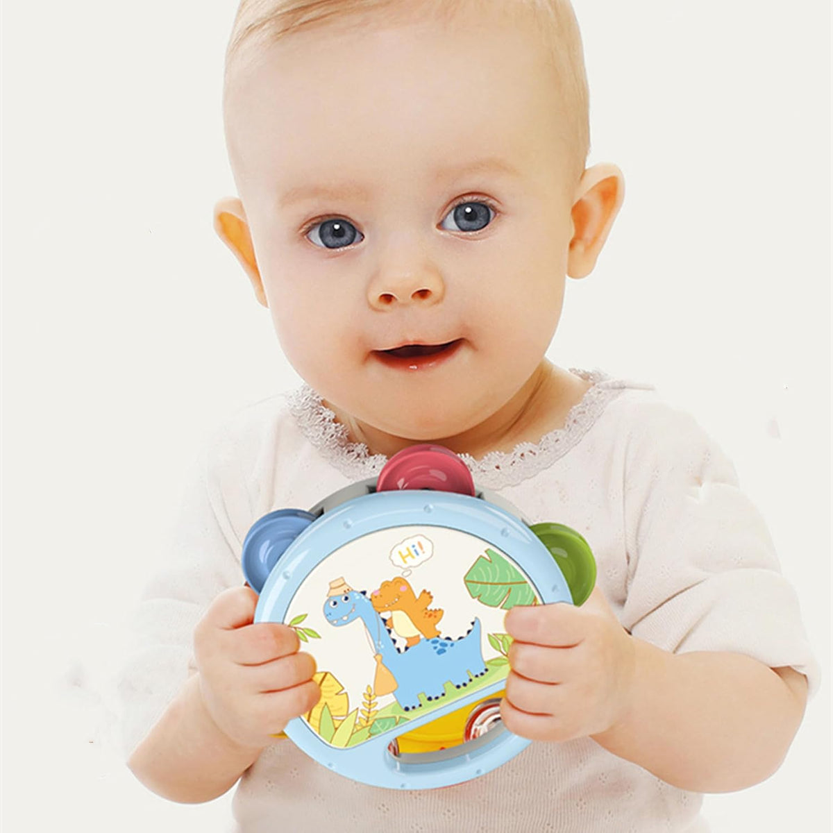 Baby Rattles Set of 8, BPA-Free Toys for 3+ Months, Easy Grasp Teether