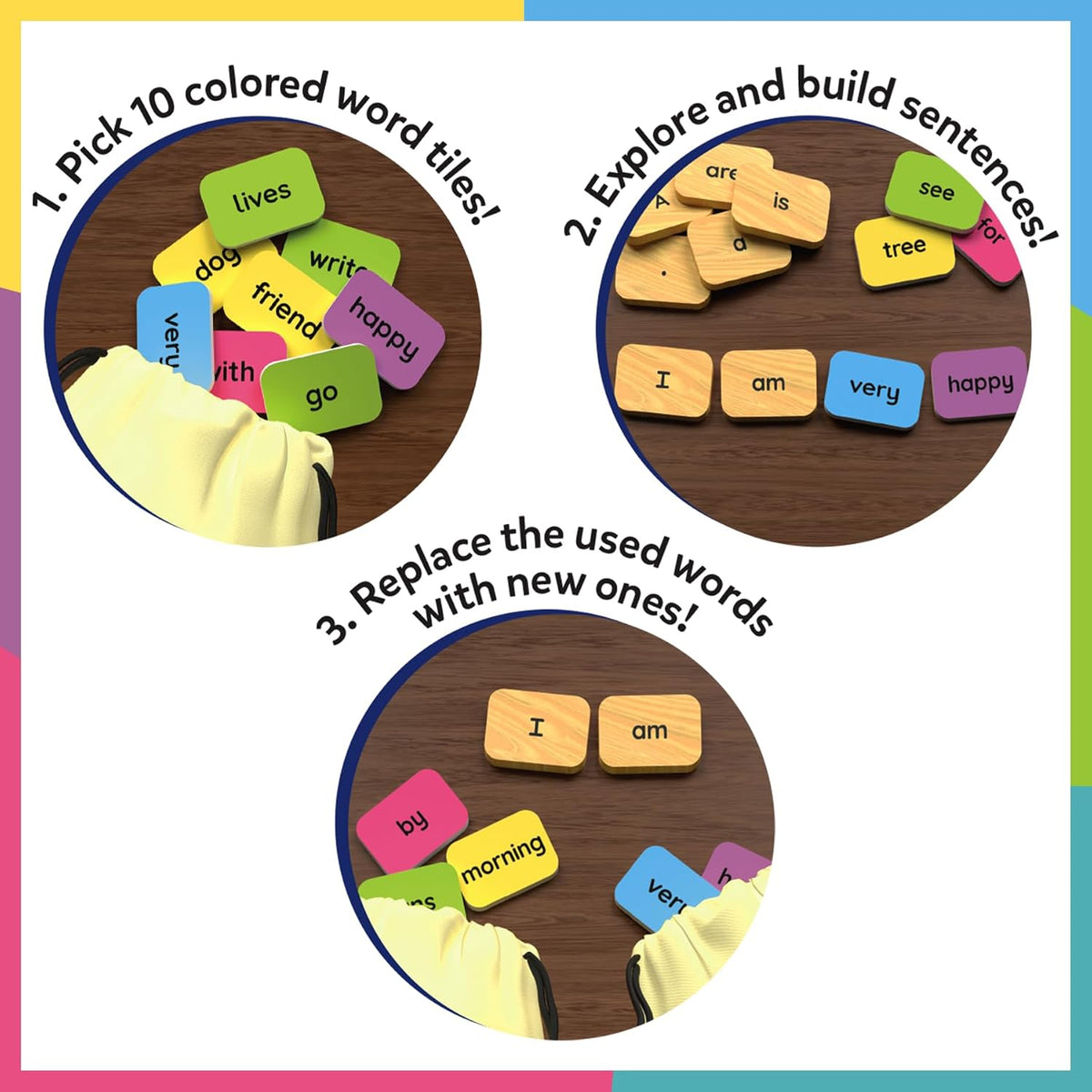 Skillmatics Sentence Search – Educational Board Game, Learning Toy for Kids