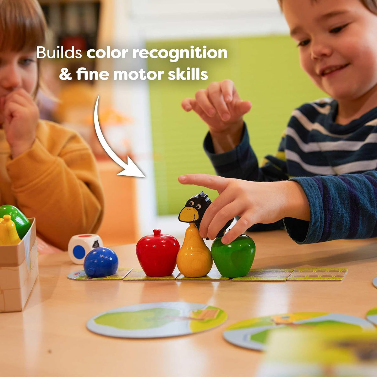 HABA My Very First Games - First Orchard Toddler Game - My First Orchard Game, Cooperative Toddler Board Games for 2 Year Olds - Made in Germany