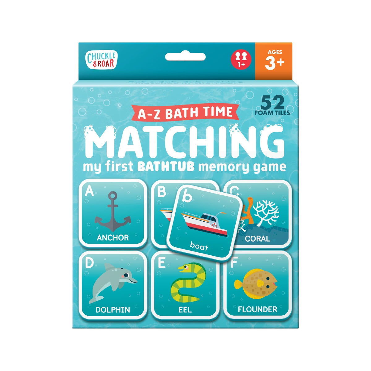 Chuckle & Roar Alphabet Matching Memory Game, Toddler Games, Kids Ages 3+