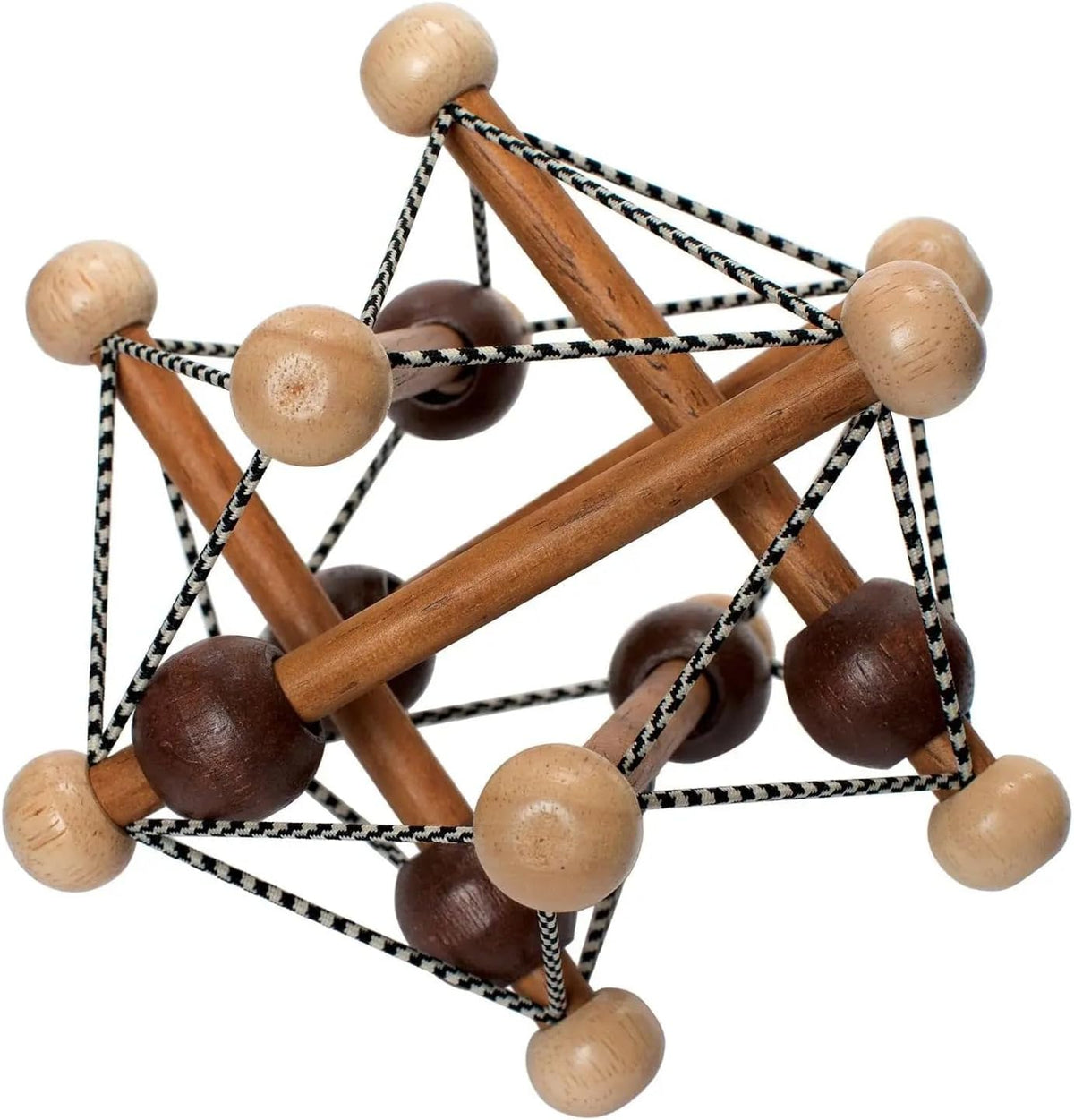 Manhattan Toy Skwish Natural Rattle and Teether Grasping Activity Toy
