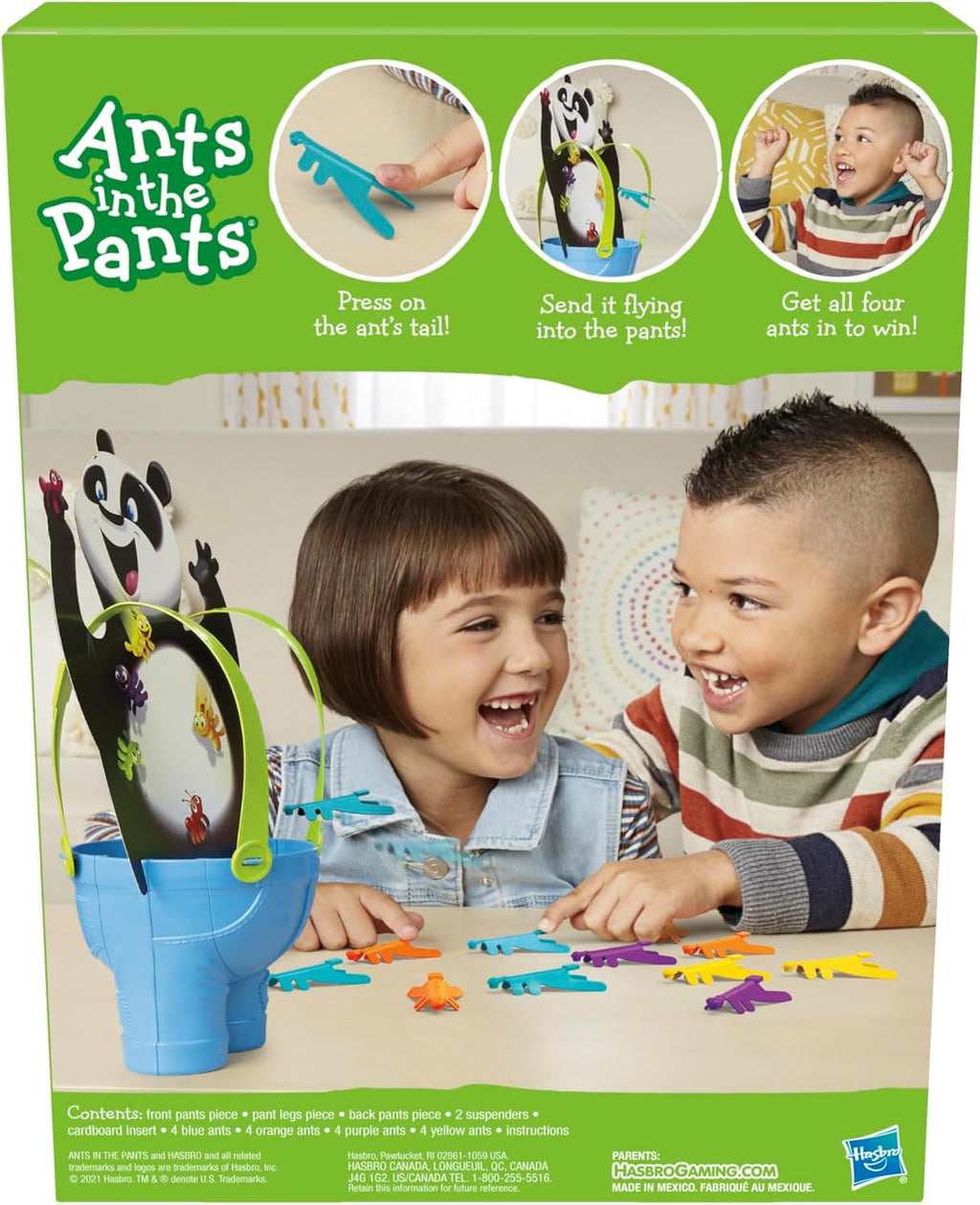 Hasbro Gaming Ants in The Pants Preschool Game for Kids Ages 3+, Fun Board Game for 2-4 Players, Easter Gifts for Boys and Girls (Amazon Exclusive)