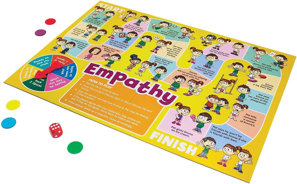 Junior Learning Social Skills Board Games, 4 Games for Kids Ages 5-8