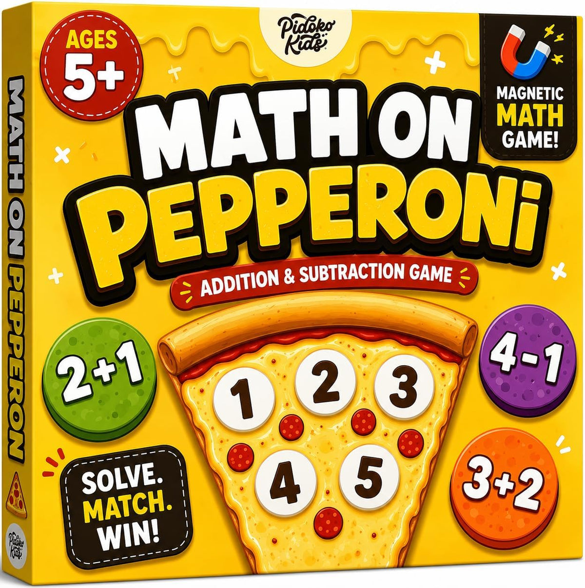 Addition & Subtraction Math Board Game Kindergarten Math Games for Kids 5-7