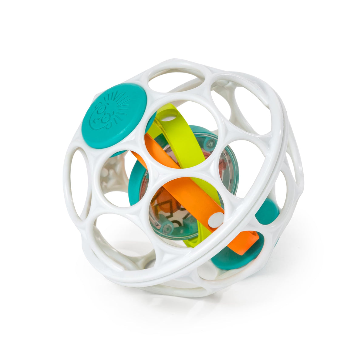 Baby Einstein Rattle & Sense Sensory Ball, Multisensory Baby Toy with Bead Chasers, Rattle Sounds & Textures, Easy to Grasp, Ages 3 Months+