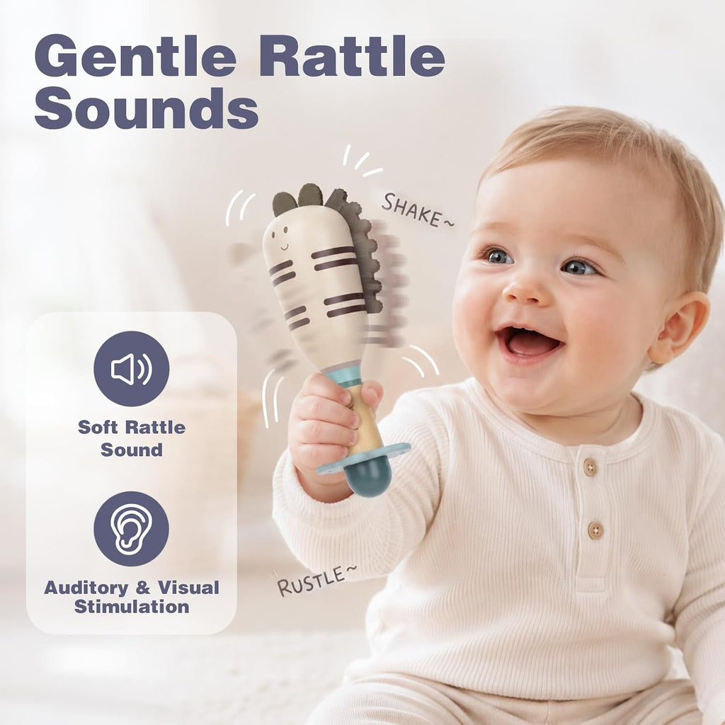 Joyreal Baby Rattles & Teething Toys Set, Baby Toys 0-6 Months, 10-Pack