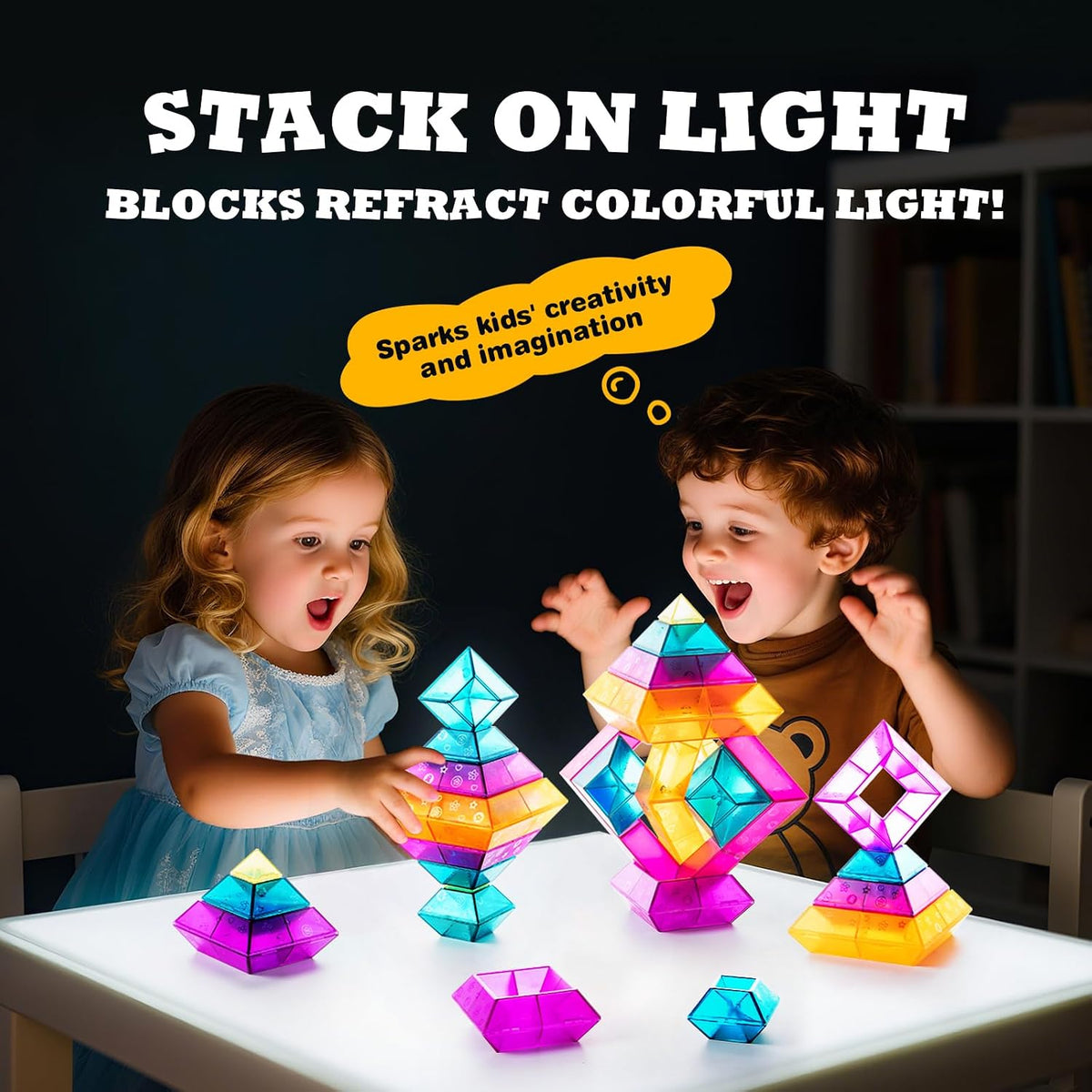 30-Piece STEM Building Blocks Set - Educational Stacking Toys for Kids