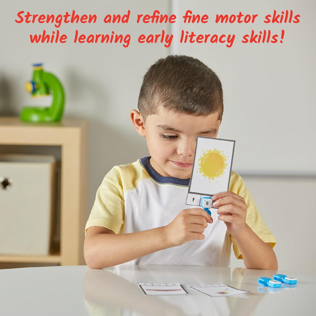hand2mind Learn My Letters Fine Motor Clips, Ages 3+