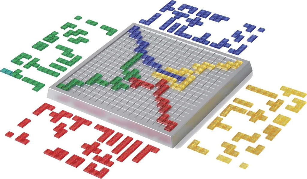 Mattel Games Blokus XL Board Games for Family Night, Brain Games for 2 to 4 Players, Oversized Board and Pieces (Amazon Exclusive)