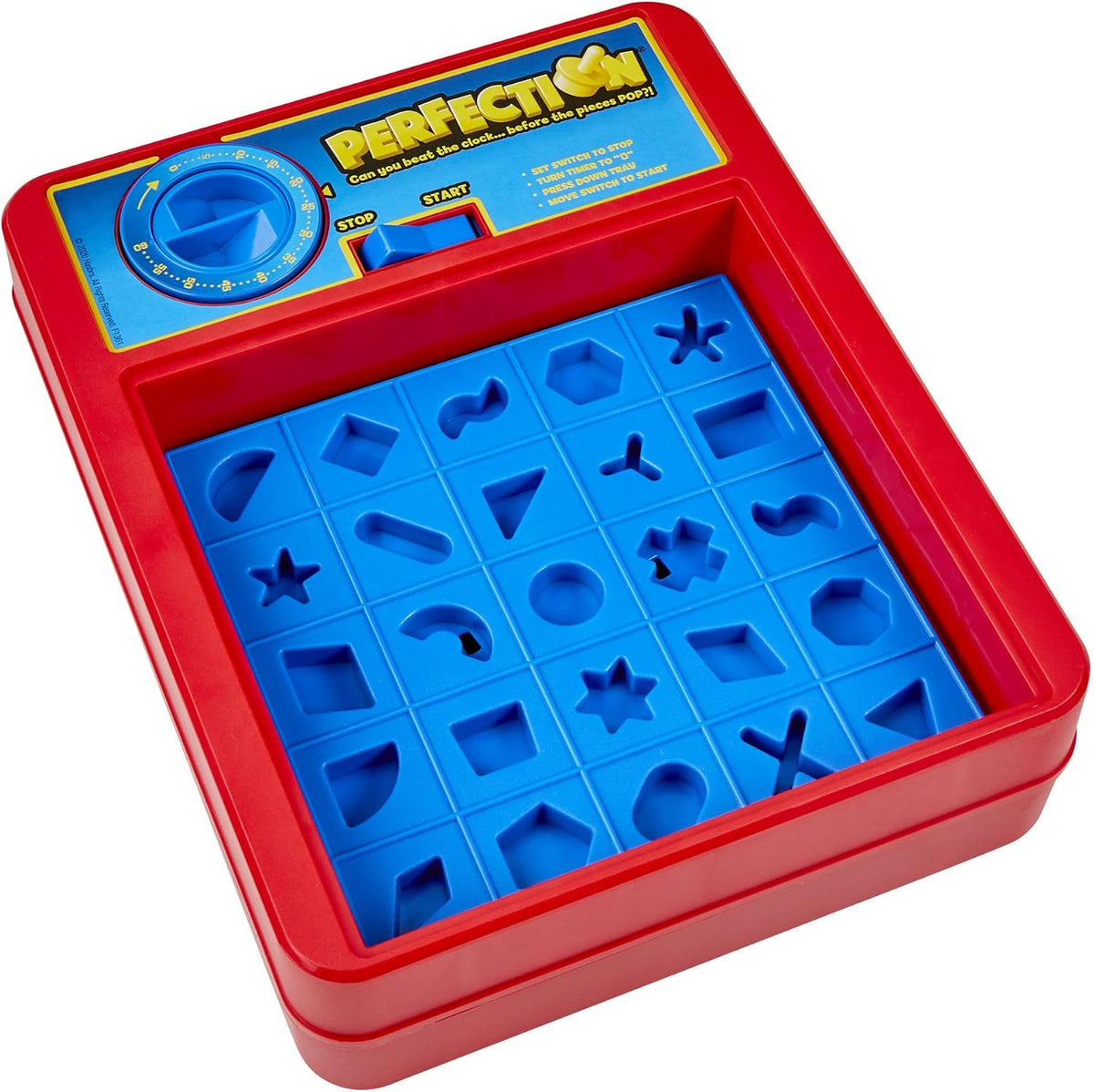 Hasbro Gaming Perfection Plus 2-Player Duel Mode Popping Shapes and Pieces Ages 5 and Up, Easter Gifts for Kids (Amazon Exclusive)