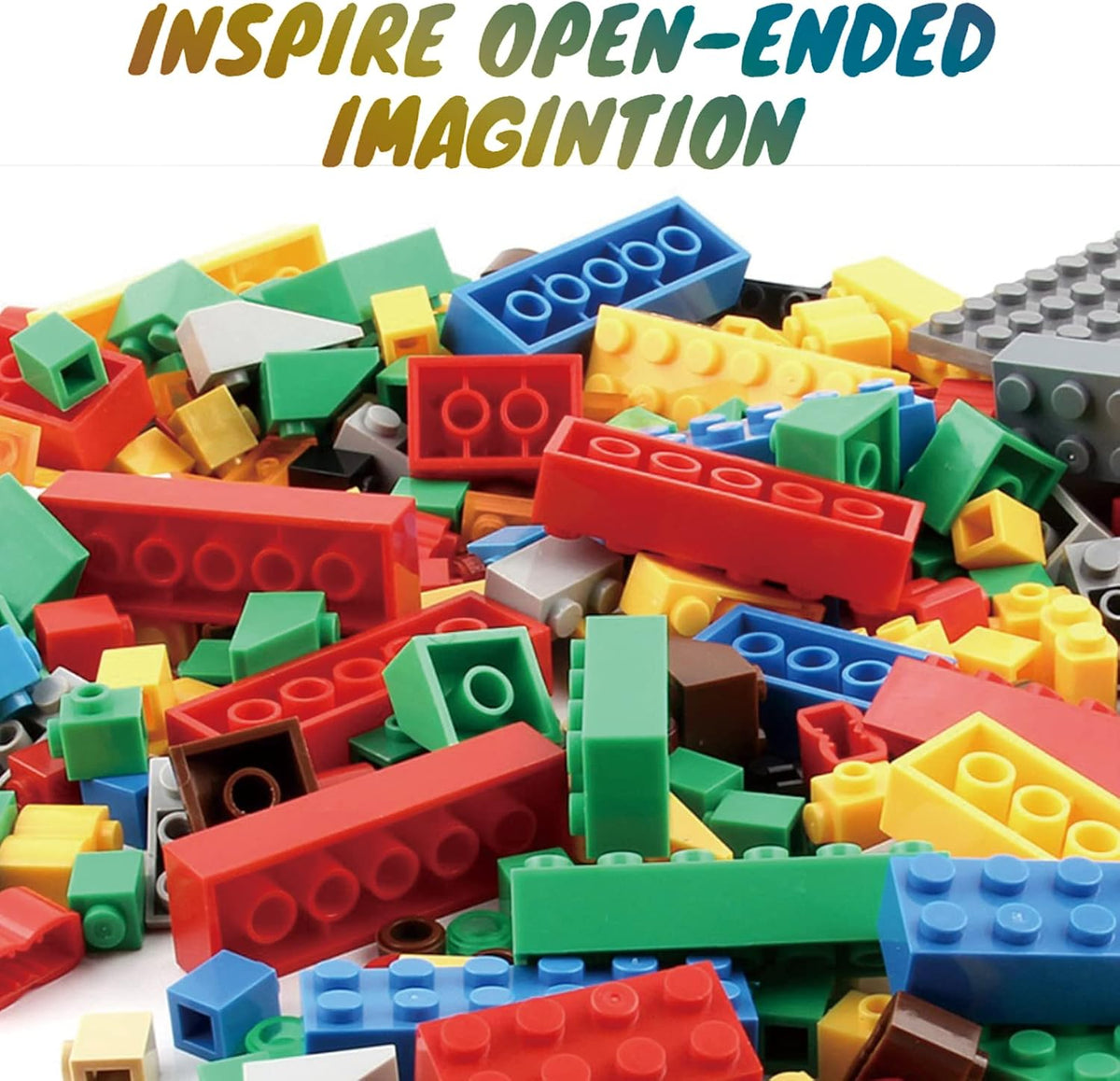 HUIZDQ 1500 Pieces Building Bricks, Classic Bulk Small Blocks