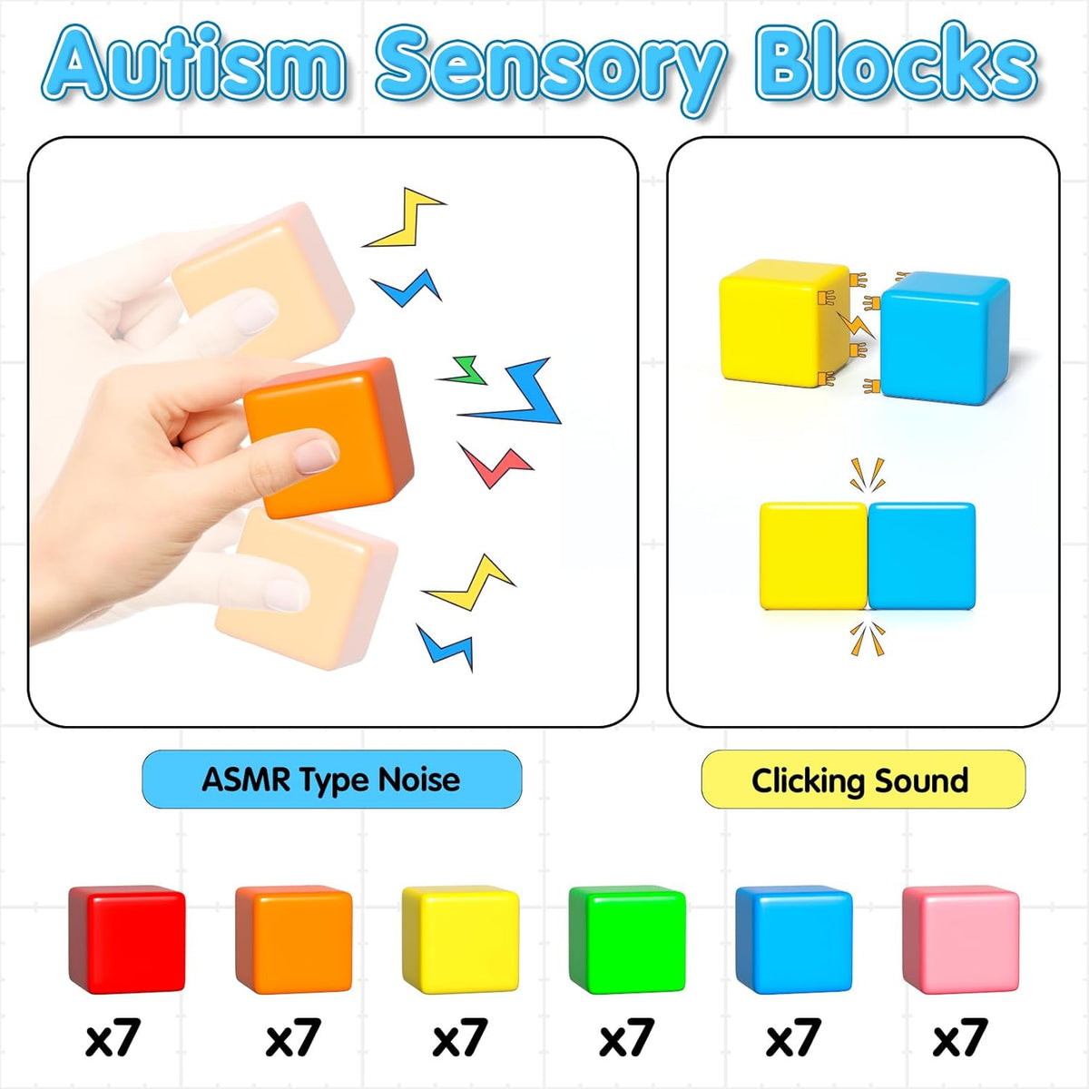 Apluses 42PCS Magnetic Blocks, Gifts for 3 4 5 6 Year Old, Magnet Building Blocks for Kids, Girls & Boys, Sensory - Montessori - Autism - Magnetic Toys for Kids Ages 3-5 4-8