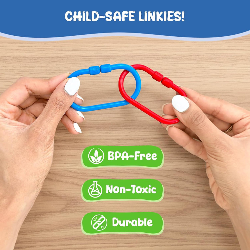 Skillmatics Early Learning Link Toy for Toddlers – 36 Connectable Linkies