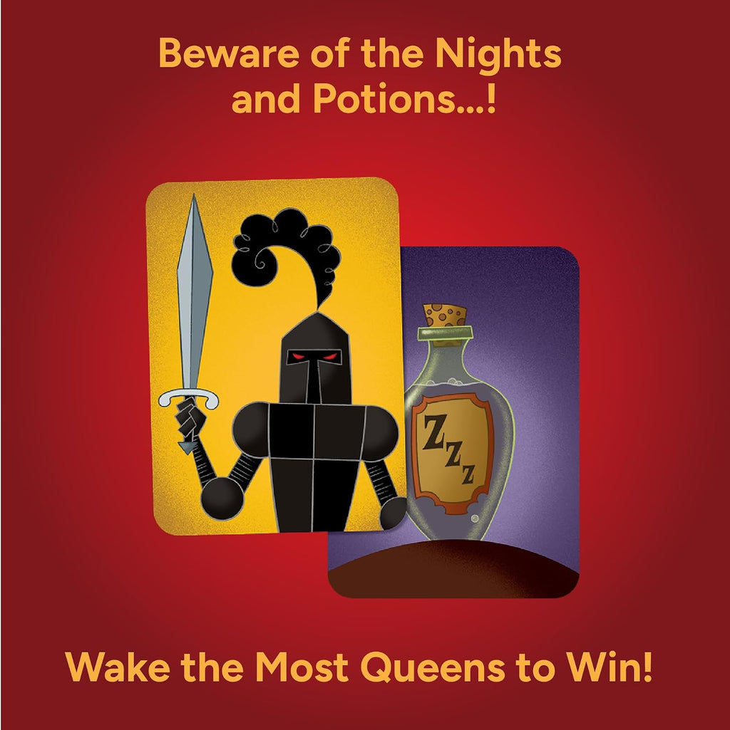 Sleeping Queens Card Game by Gamewright | Kids and Family Card Games for Ages 8 and up | Fast Playing Strategy & Math Board Game | 2–5 Players