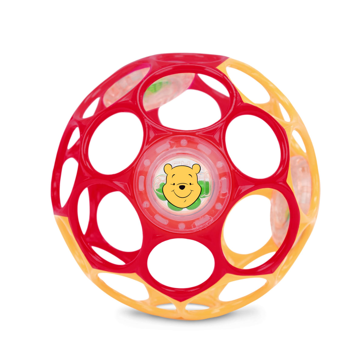 Bright Starts Oball Easy Grasp Classic Ball BPA-Free Infant Toy in Red, Yellow, Green, Blue, Age Newborn and up, 4 Inches