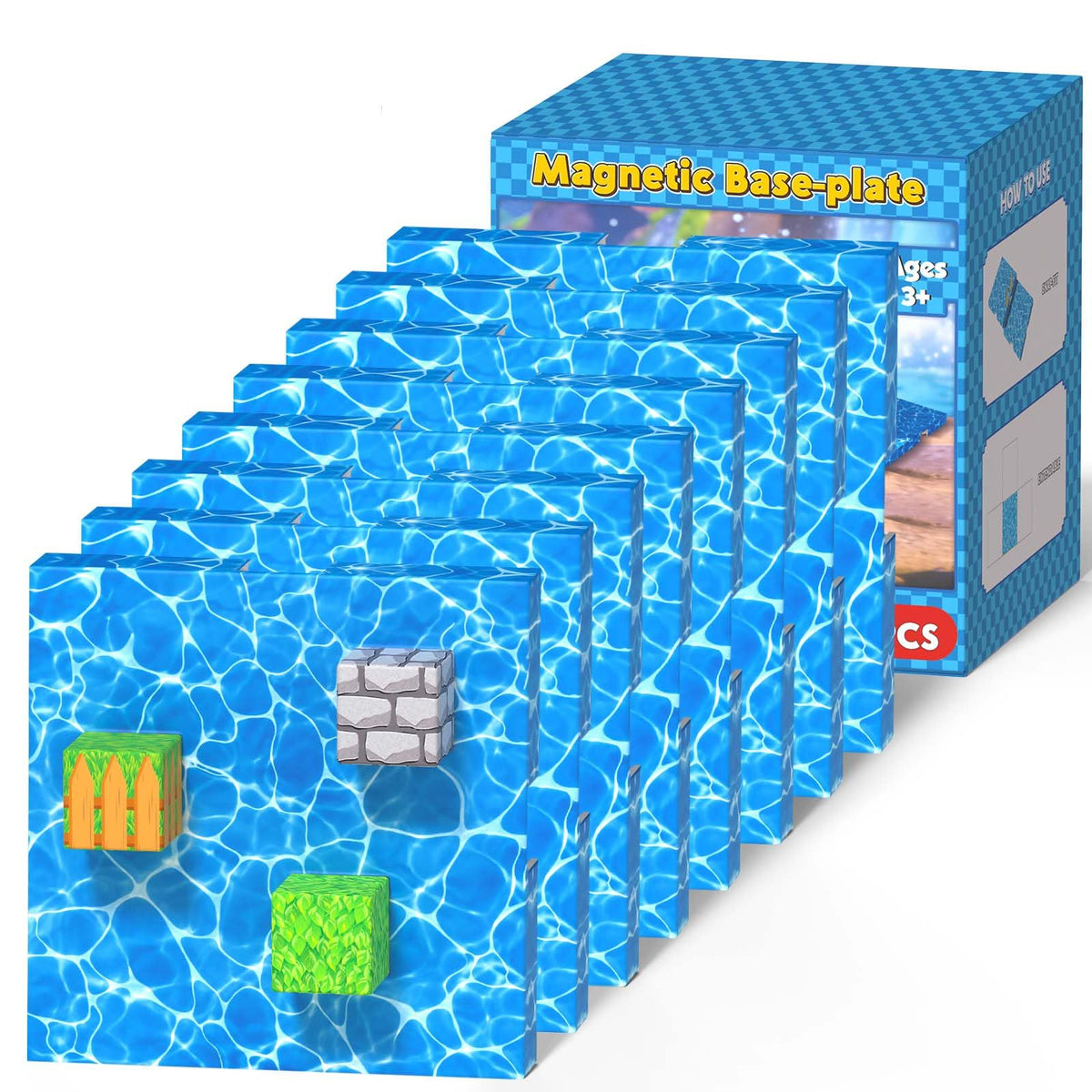 GraceDuck 300 PCS Magnetic Blocks - Magnetic Building Blocks, Stacking Magnets for Kids, Sensory Toy for STEM Montessori Sensory Toys for Kids 3+ Boys Easter Gifts for Kids