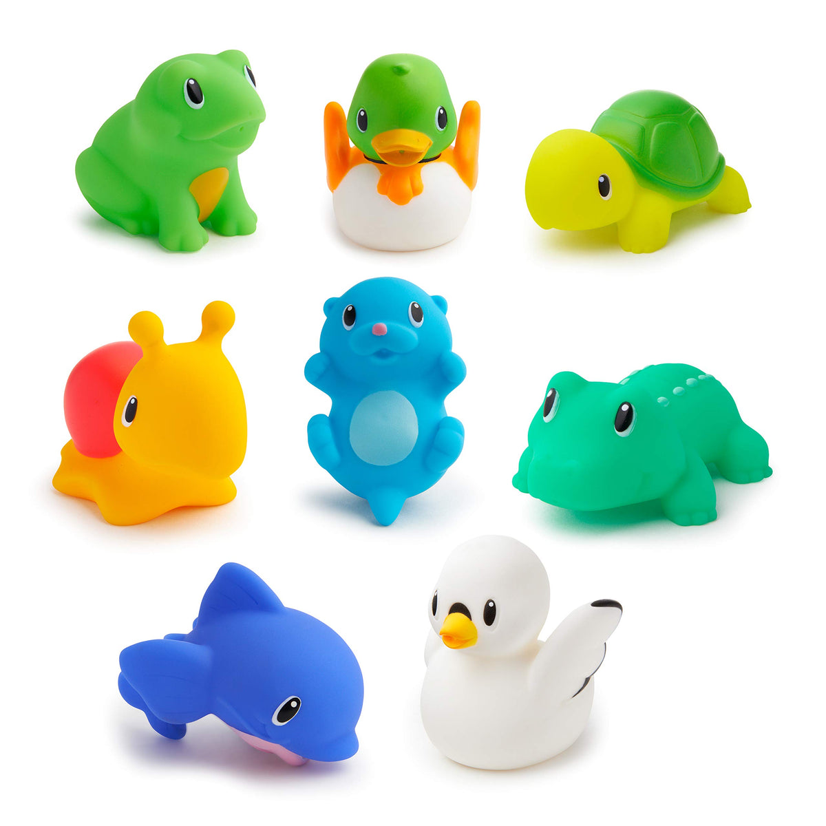 Munchkin Ocean Sea Animal Squirt Bath Toys, 9+ Months, 8 Pack