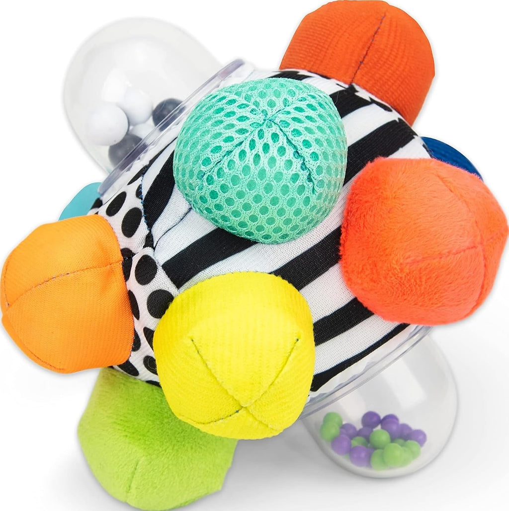 Sassy Developmental Bumpy Ball, Easy to Grasp Bumps Help Develop Motor Skills, Ages 6+ Months