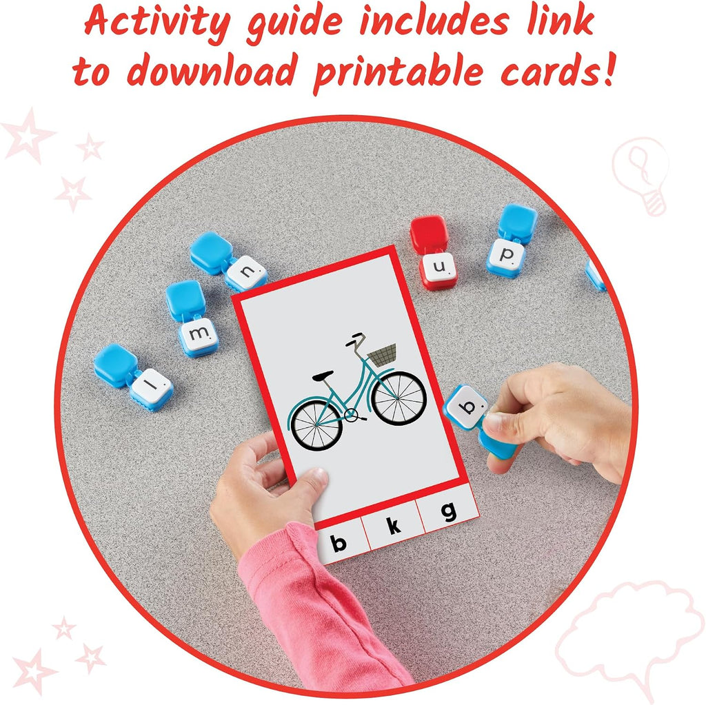 hand2mind Learn My Letters Fine Motor Clips, Ages 3+
