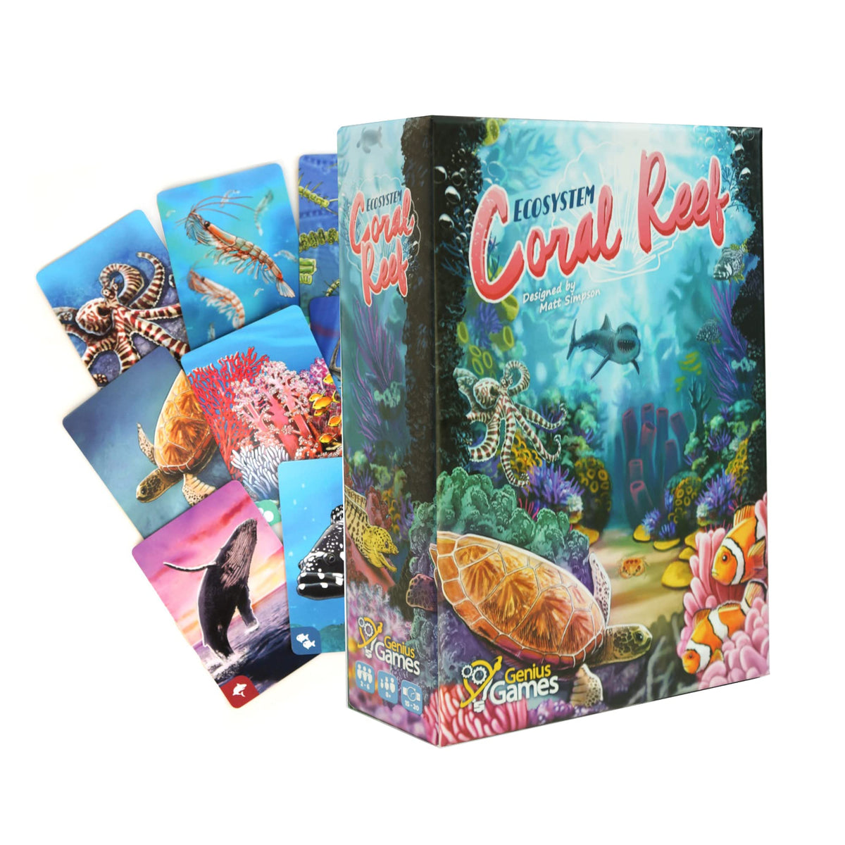 Ecosystem - A Family Card Game about Building Habitats | Learn about Animals, Ecology & Biodiversity for Kids, Adults, Families or the classroom! Fun Board Games for Environmental Science Class