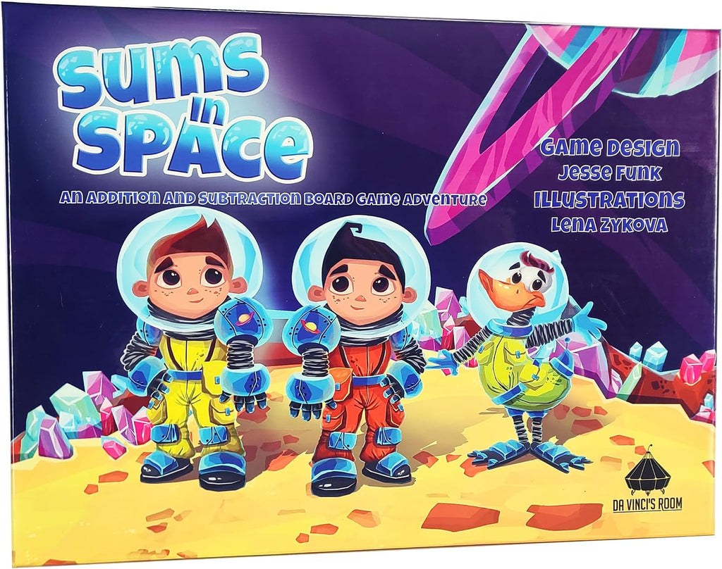 Sums in Space - Addition and Subtraction Math Games for Kids 5-7
