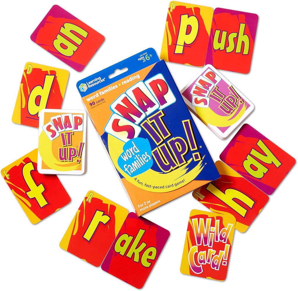 Learning Resources Snap It Up Phonics Word Families