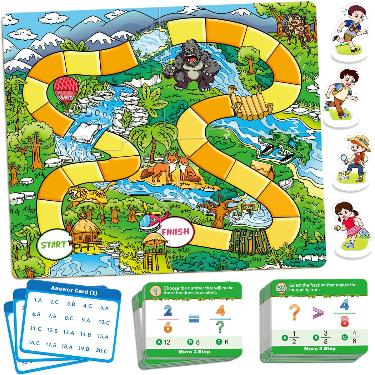 Broytain Addition and Subtraction Math Games for Kids,Addition & Subtraction,Educational Learning Board Games for Boys and Girls Ages 5 6 7 8,Classroom Travel Indoor Outdoor Family Games