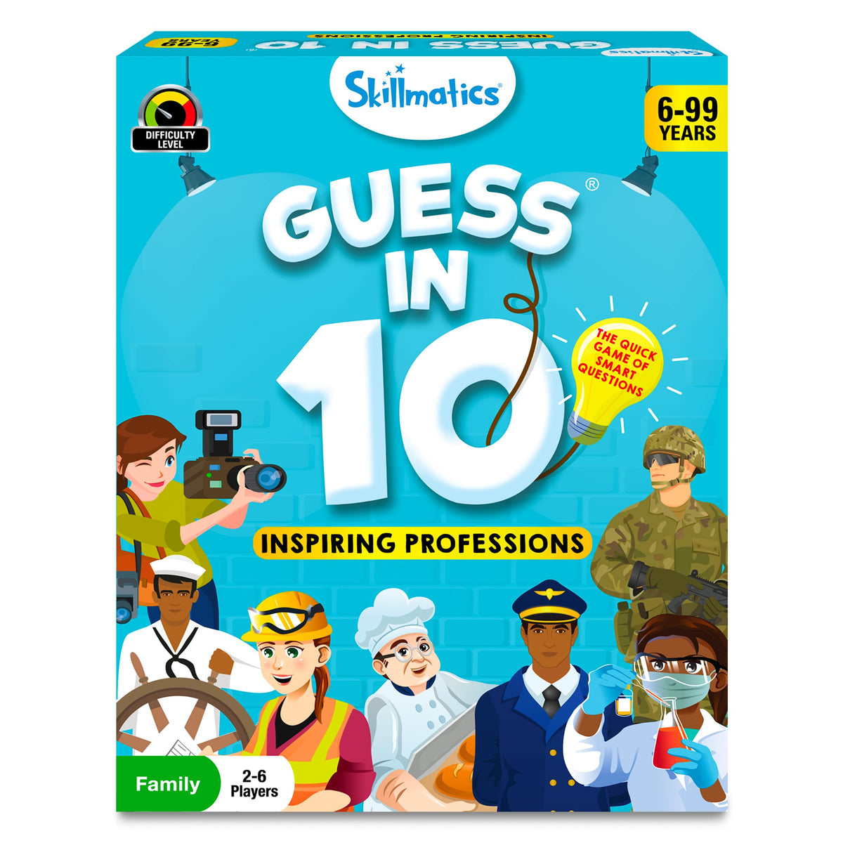Skillmatics Guess in 10 – States of America, Geography Game, Gift for Kids