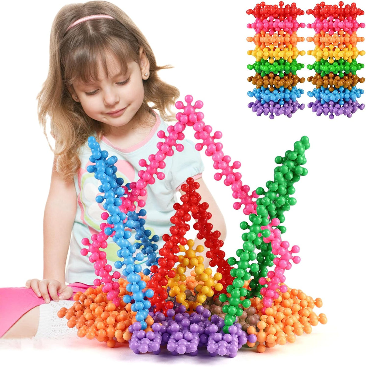 TOMYOU 400 Pieces Building Blocks Kids STEM Toys Educational Classroom