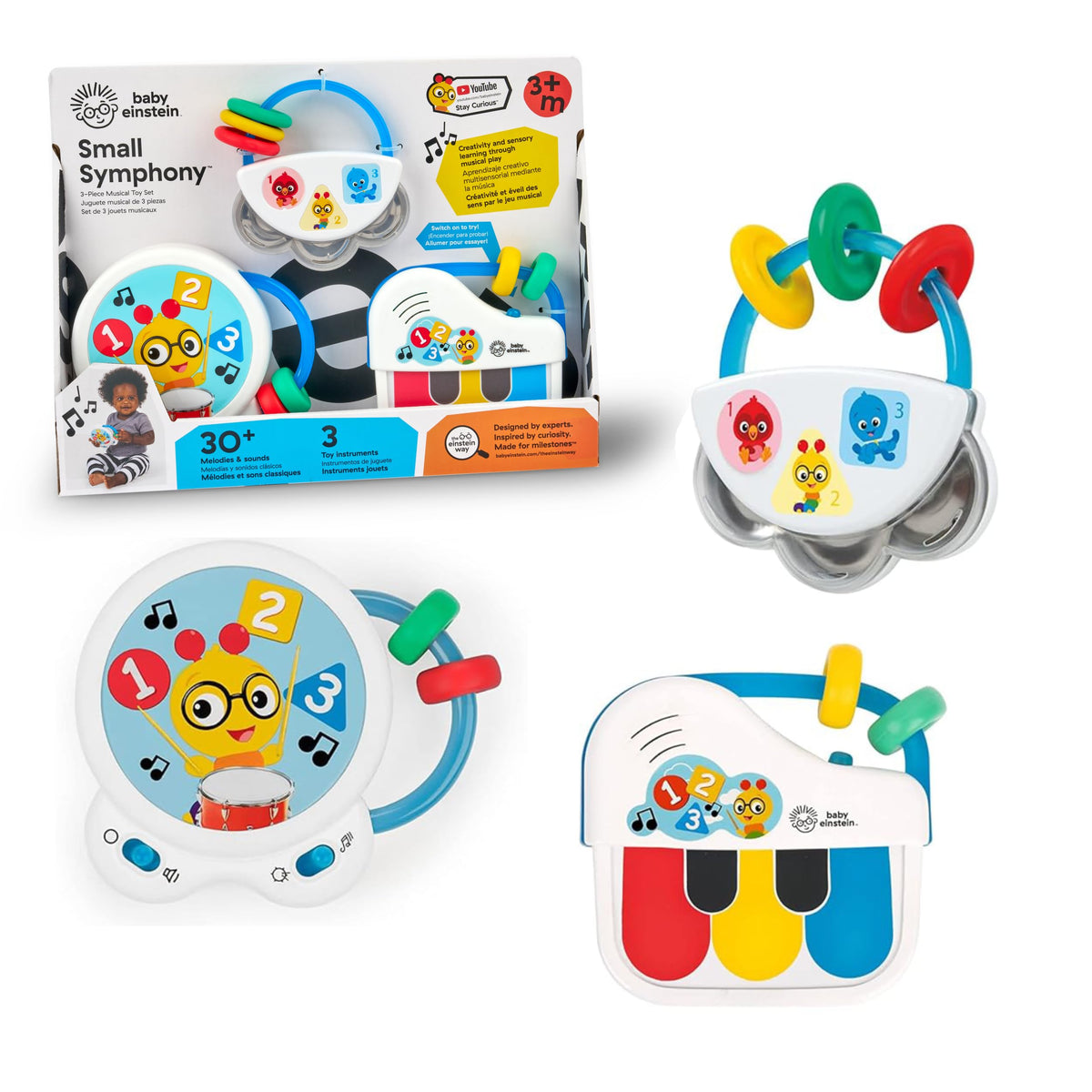 Baby Einstein Take Along Tunes Musical Toy, Ages 3 Months +