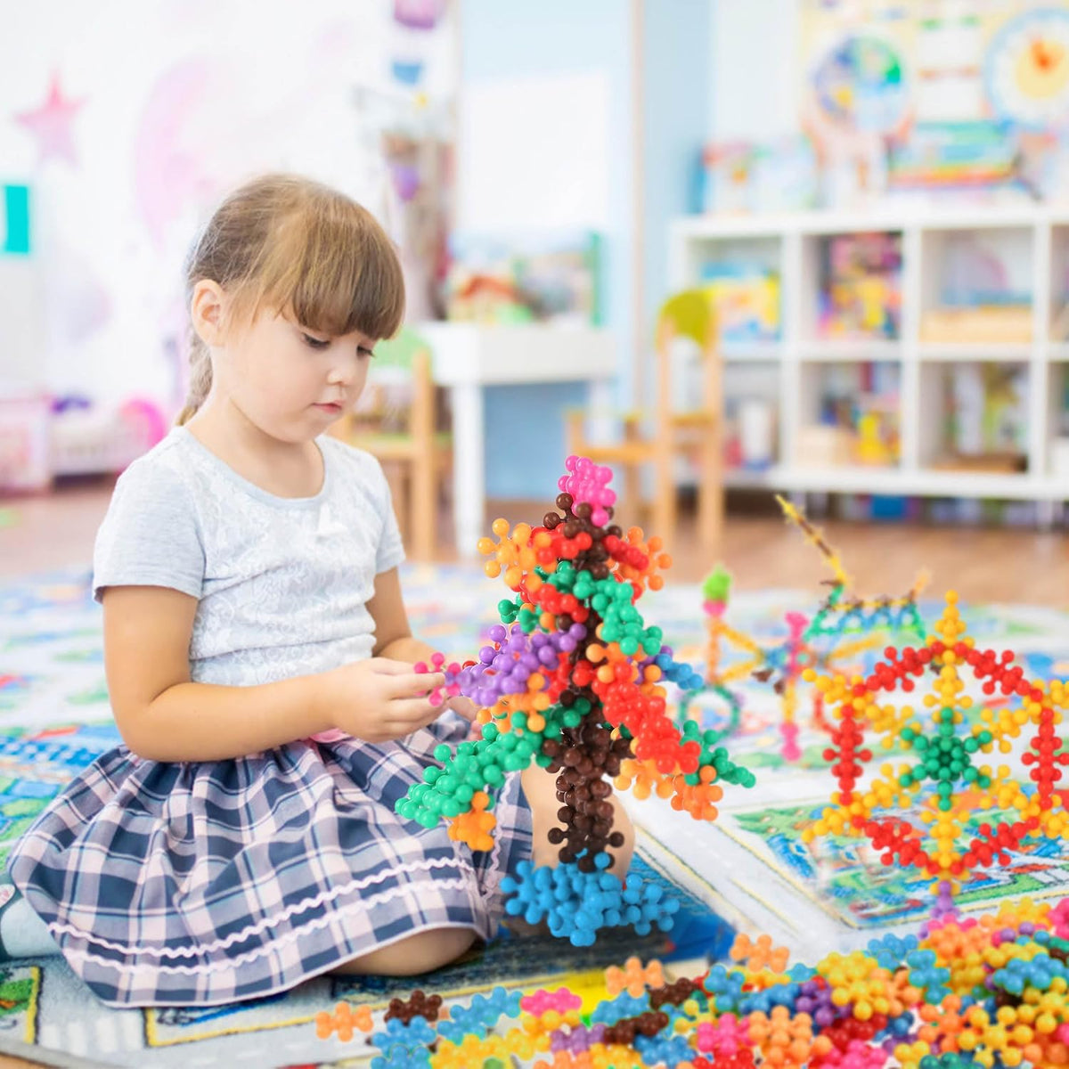 TOMYOU 400 Pieces Building Blocks Kids STEM Toys Educational Classroom