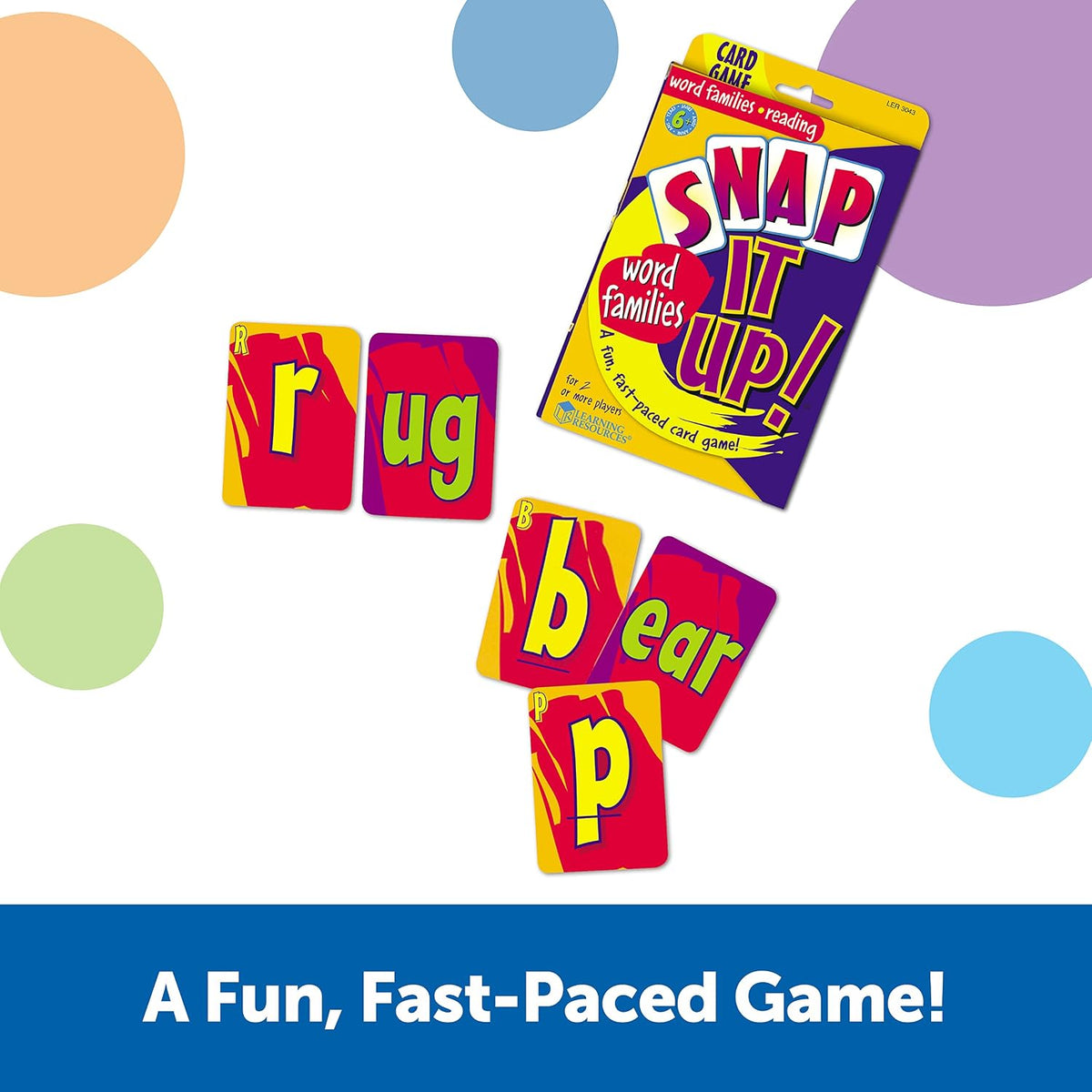 Learning Resources Snap It Up Phonics Word Families