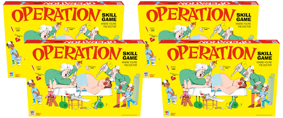 Hasbro Gaming Operation Electronic Board Game, Family Games for Kids Ages 6+, Kids Board Games for 1+ Players, Funny Games for Kids, Easter Gifts for Boys and Girls (Amazon Exclusive)