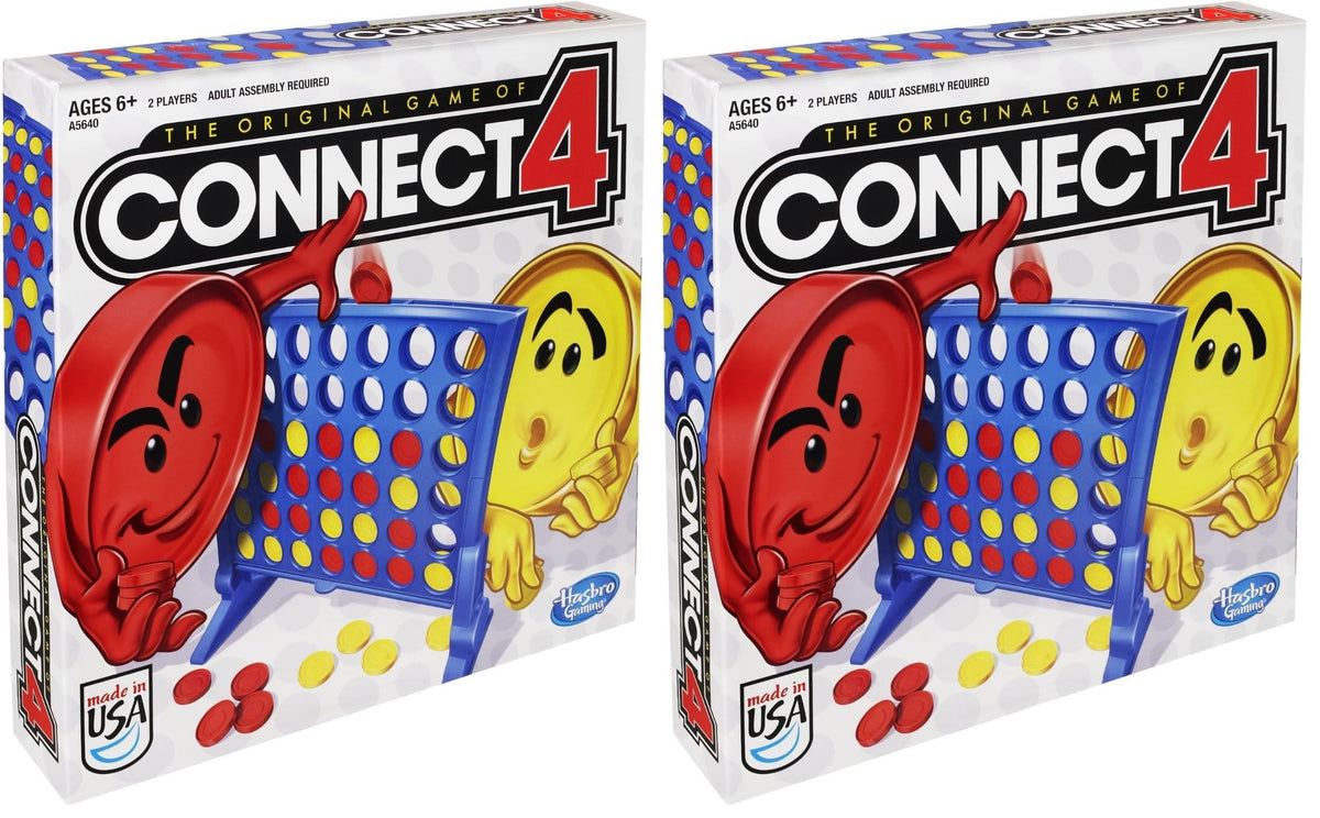 Hasbro Gaming Connect 4 Classic Grid, 4 in a Row Game, Strategy Board Games for Kids, 2 Players for Family and Kids, Easter Gifts for Boys and Girls, Ages 6+
