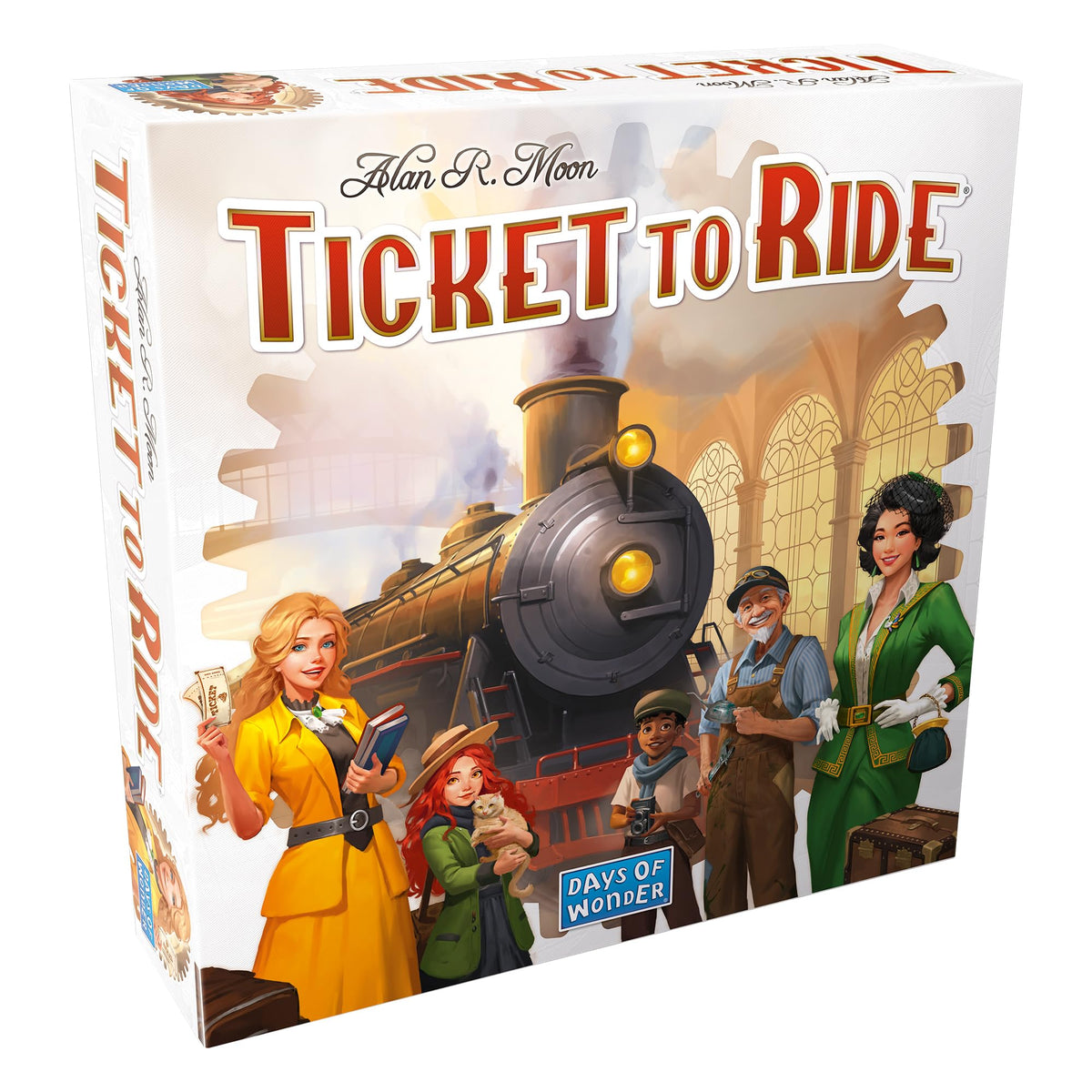 Ticket to Ride Board Game - A Cross-Country Train Adventure for Friends and Family! Strategy Game for Kids & Adults, Ages 8+, 2-5 Players, 30-60 Minute Playtime, Made by Days of Wonder